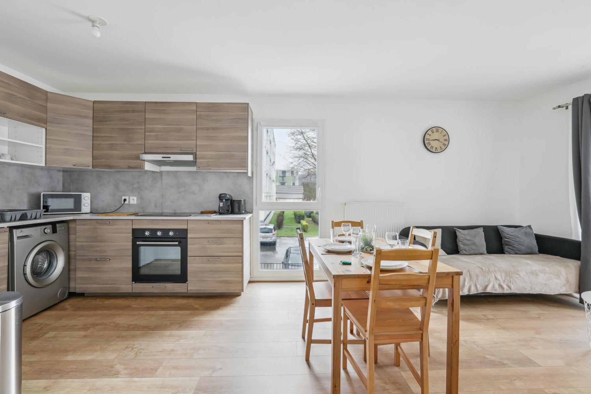 Appartamento Chic Apart With Terace And Parking Rouen Esterno foto